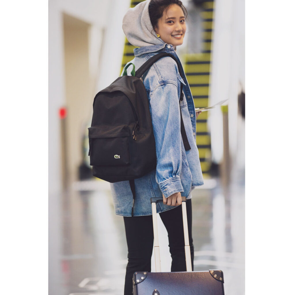 フーディとGジャンの空港コーデ