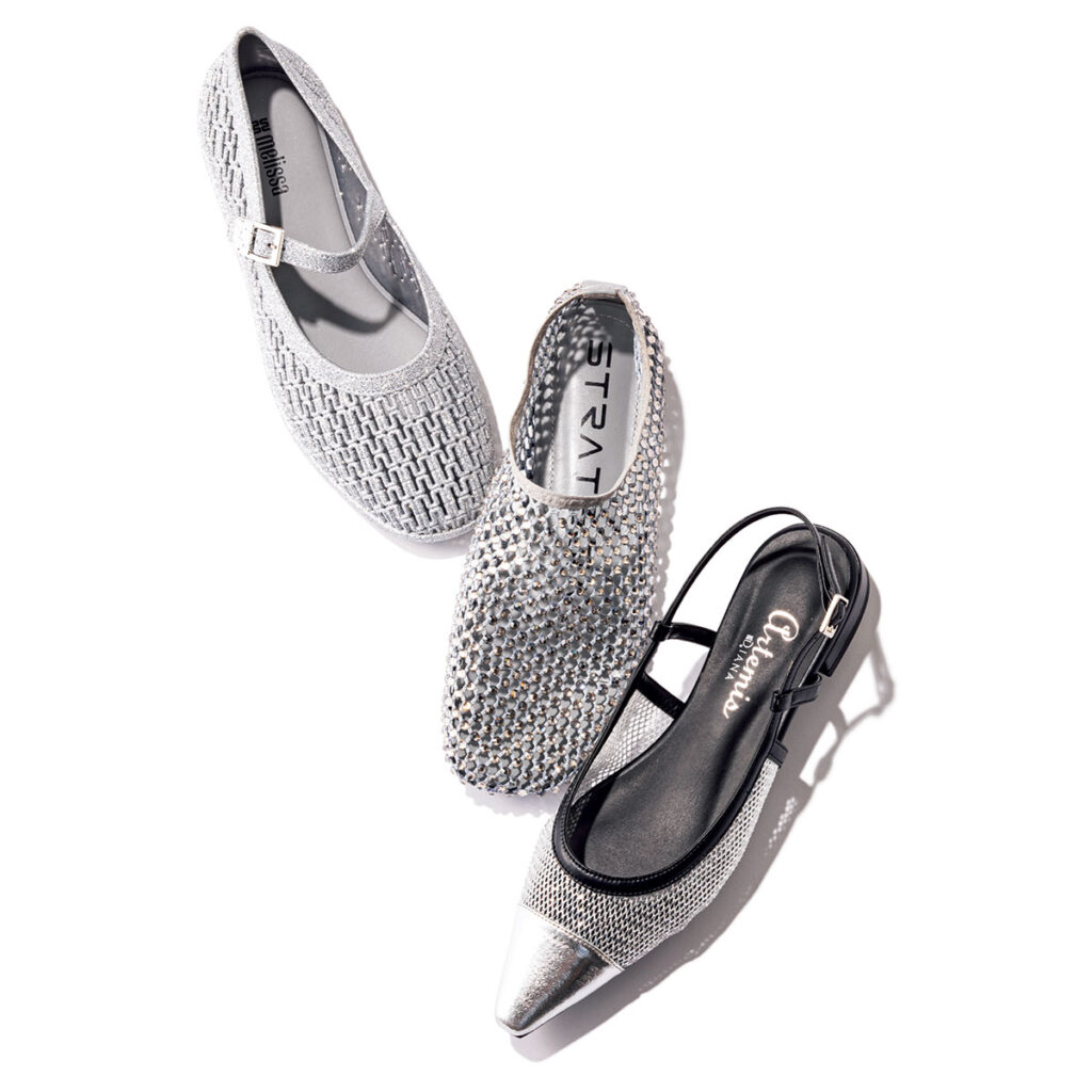 メッシュパンプス