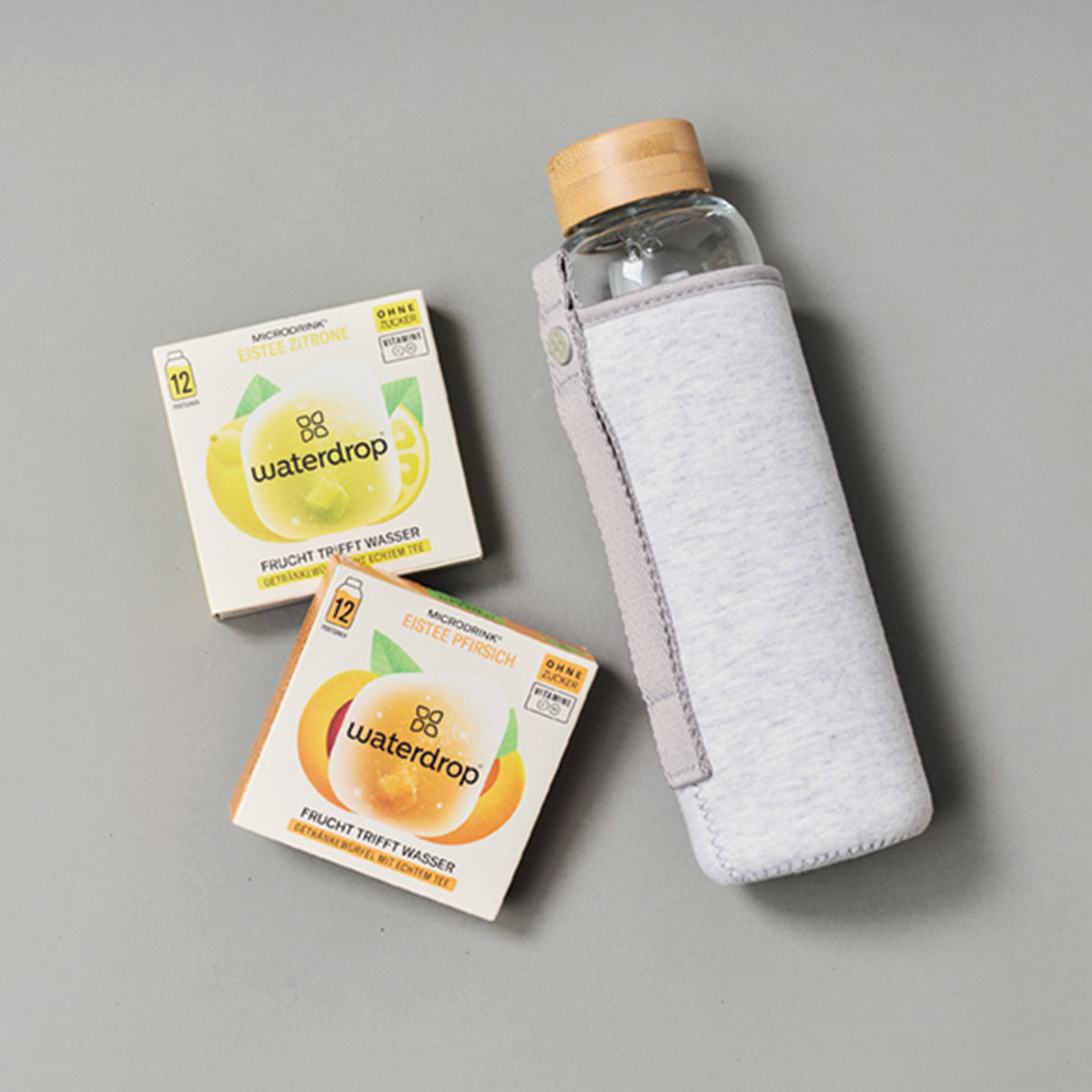 waterdrop®のサプリとボトル