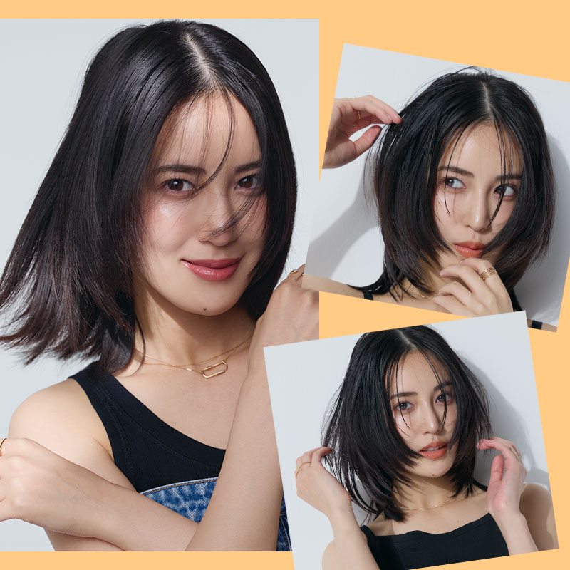 アップ・ダウンで印象チェンジ!【藤井夏恋さん】のレイヤーヘア画像集