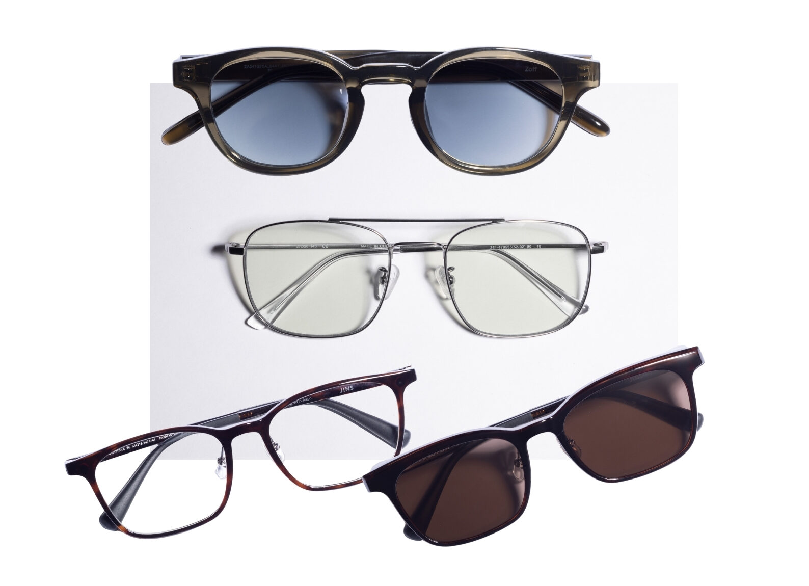 Zoffの調光レンズサングラスとUNIQLOのサングラス サングラス（sunglasses）｜メガネのZoffオンラインストア