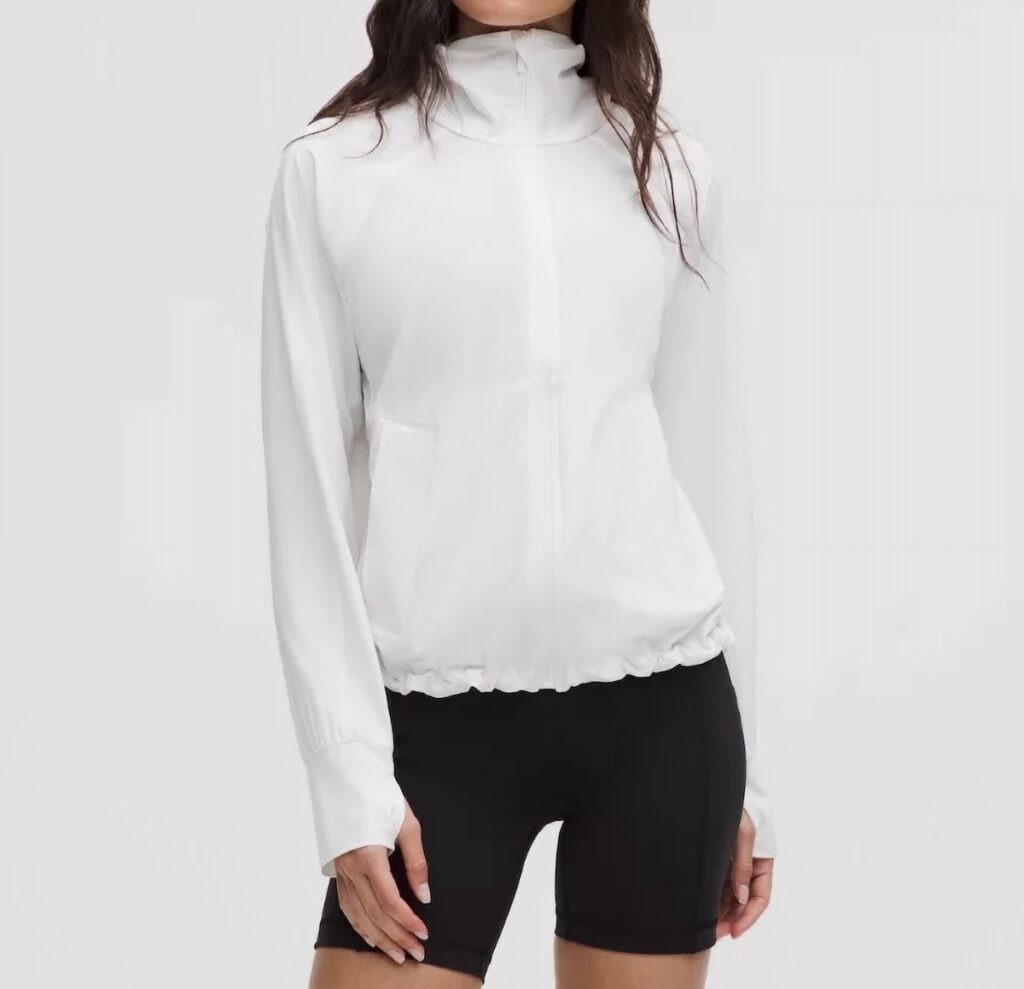 軽量ストレッチ UVカットジャケット　ルルレモン