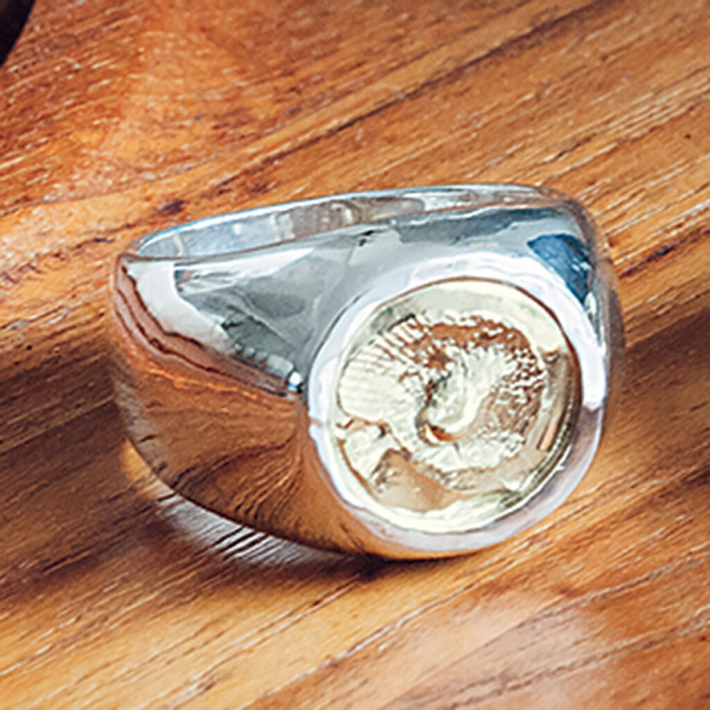 コインモチーフリング