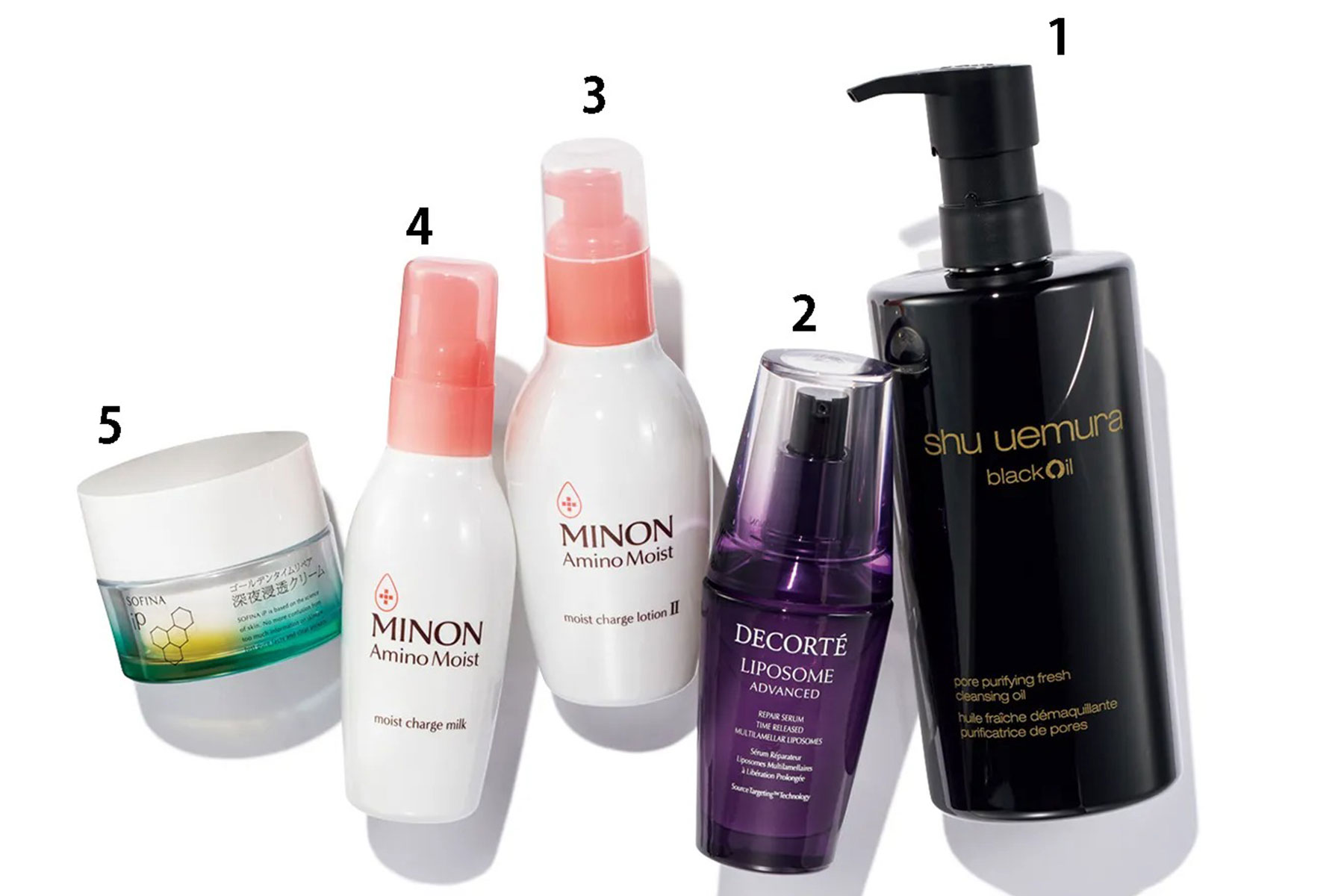 ブラック クレンジング オイル,コスメデコルテ リポソーム アドバンスト リペアセラム ,ミノン アミノモイスト モイストチャージ ローション Ⅱもっとしっとりタイプ,モイストチャージ ミルク,ソフィーナ iP ゴールデンタイムリペア 深夜浸透クリーム