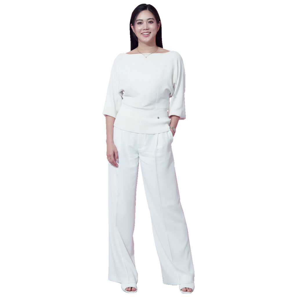 ホワイトワントーンコーデ