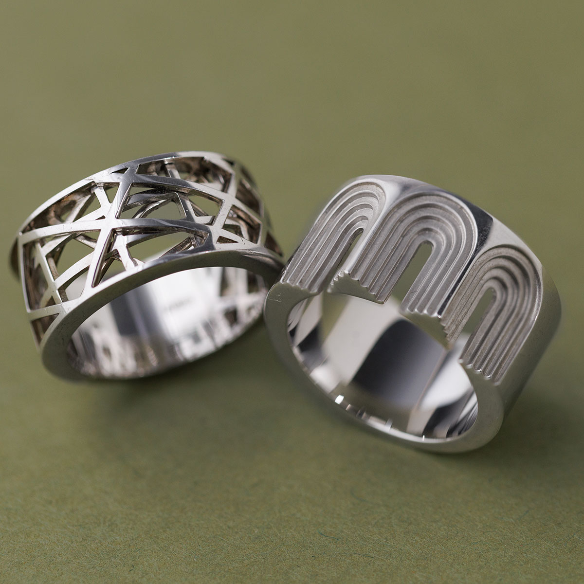 Kengo Kuma + MA,YUのシルバーリング