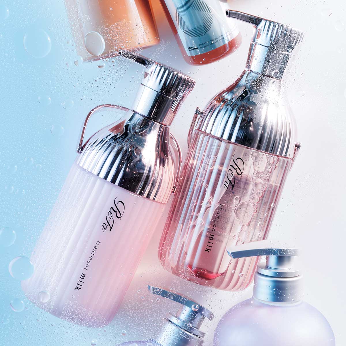 リファミルクプロテインシャンプーピンク ,リファミルクプロテイントリートメントピンク