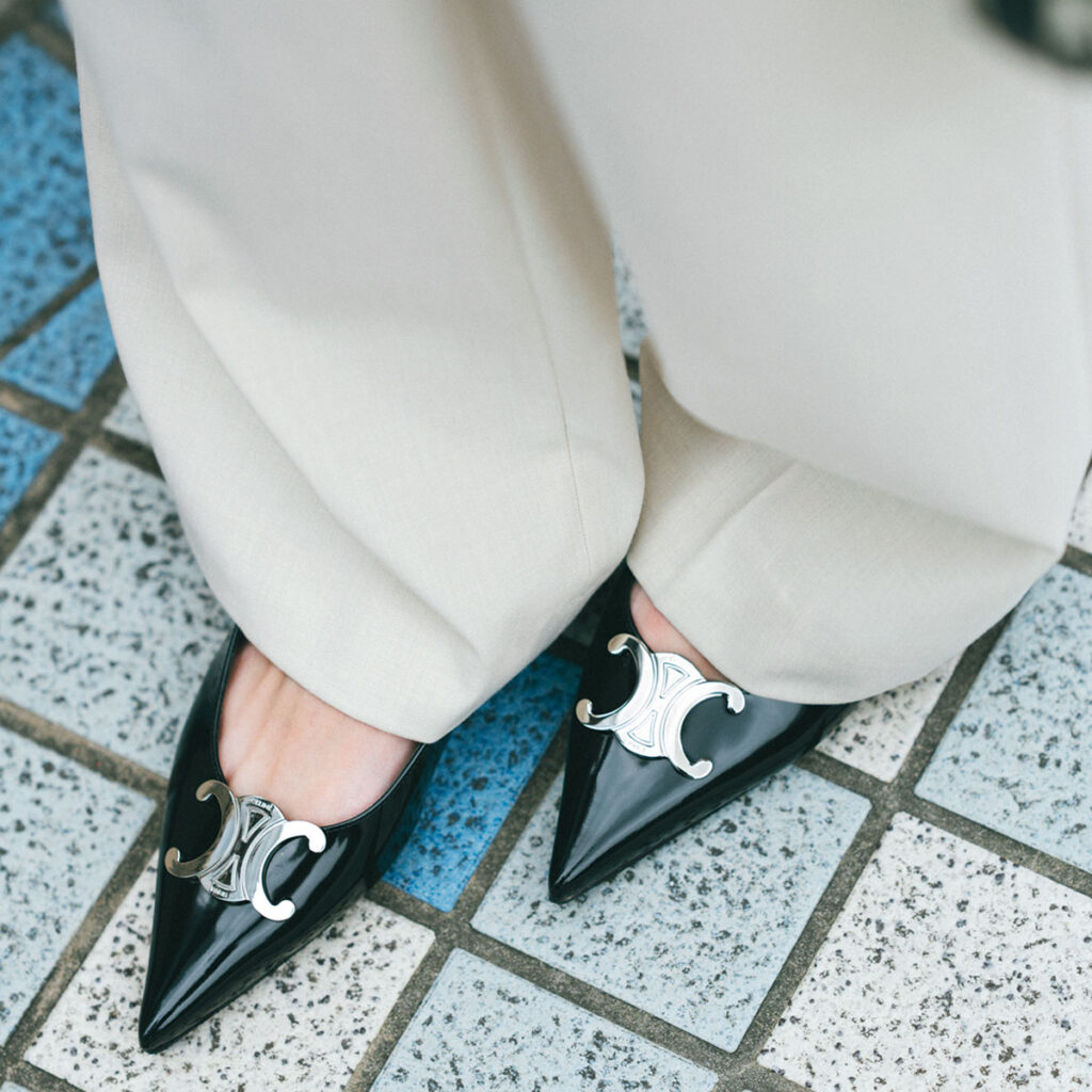 セリーヌのパンプス