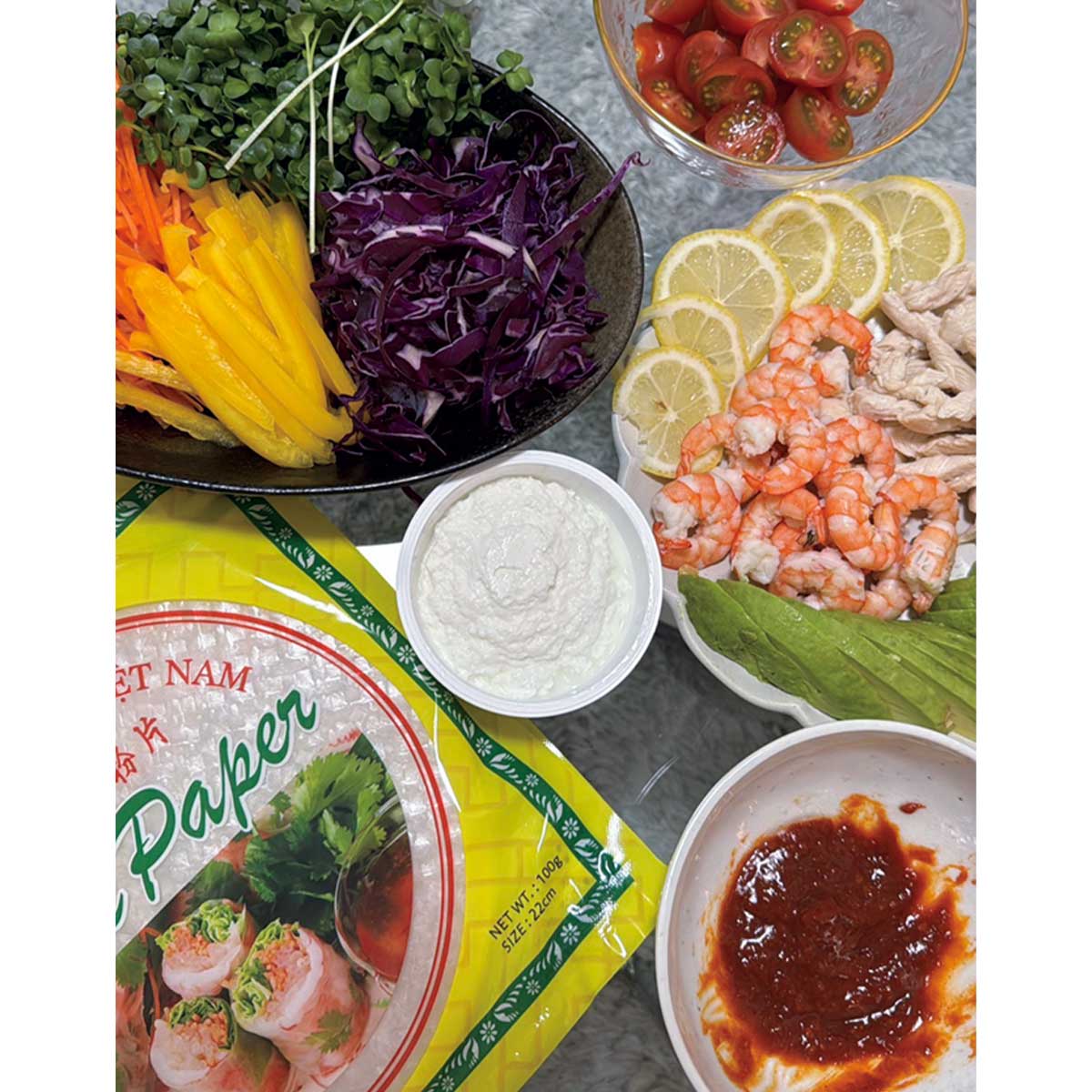 生春巻きパーティ