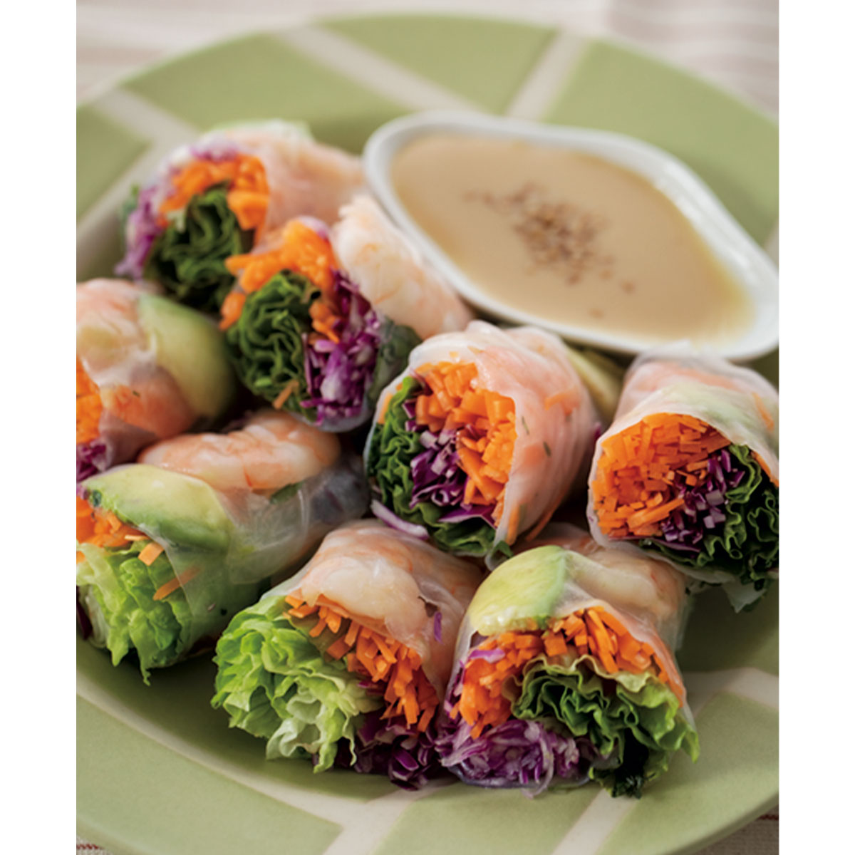 エビとアボカドの生春巻き