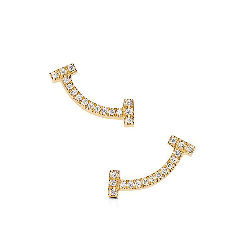 ティファニー T「スマイル ピアス」　ティファニー