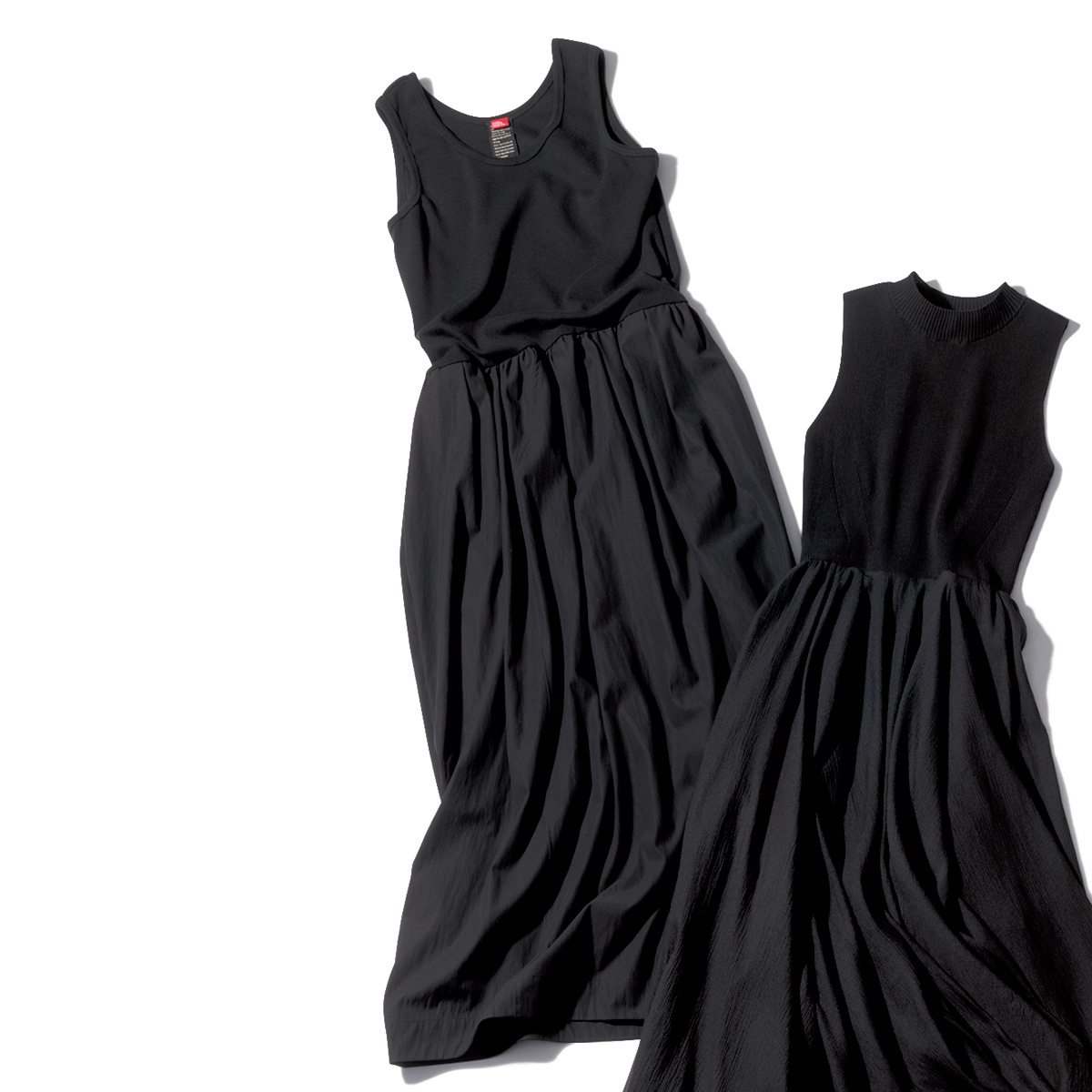 カットソー素材のワンピース