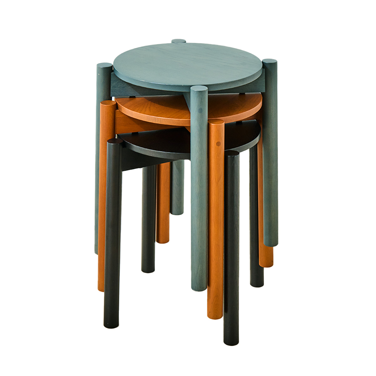 Karimoku New Standardの〈キャストールスツールプラス〉