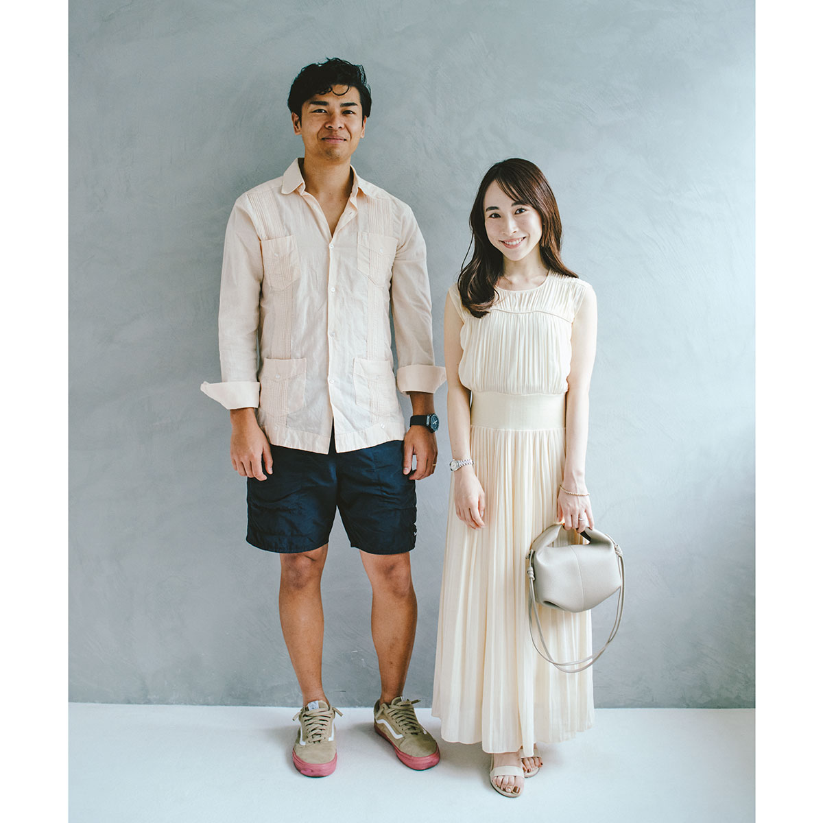 ナチュラルビューティーベーシックのワンピコーデ