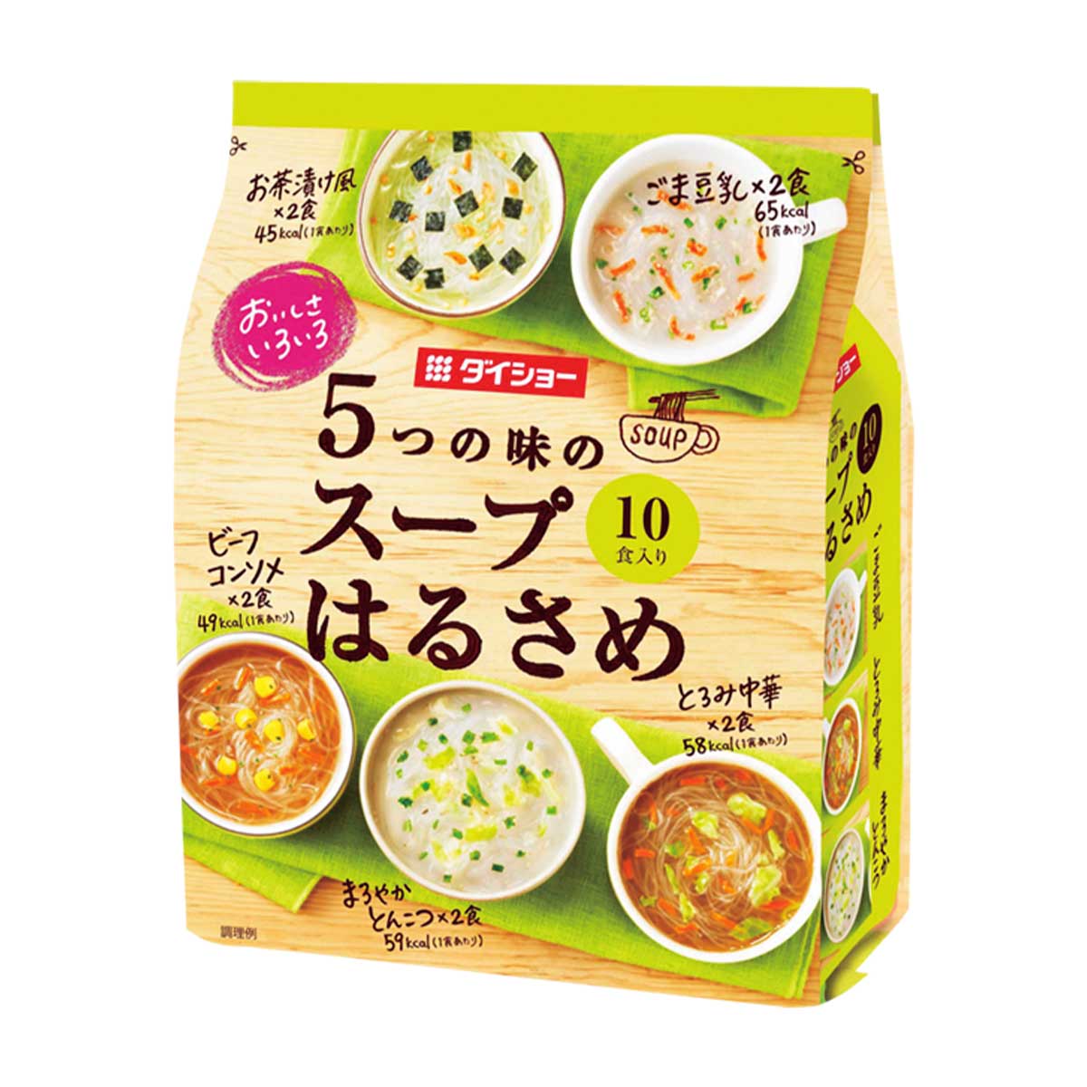 ダイショー おいしさいろいろ 5つの味のスープはるさめ 10食入り
