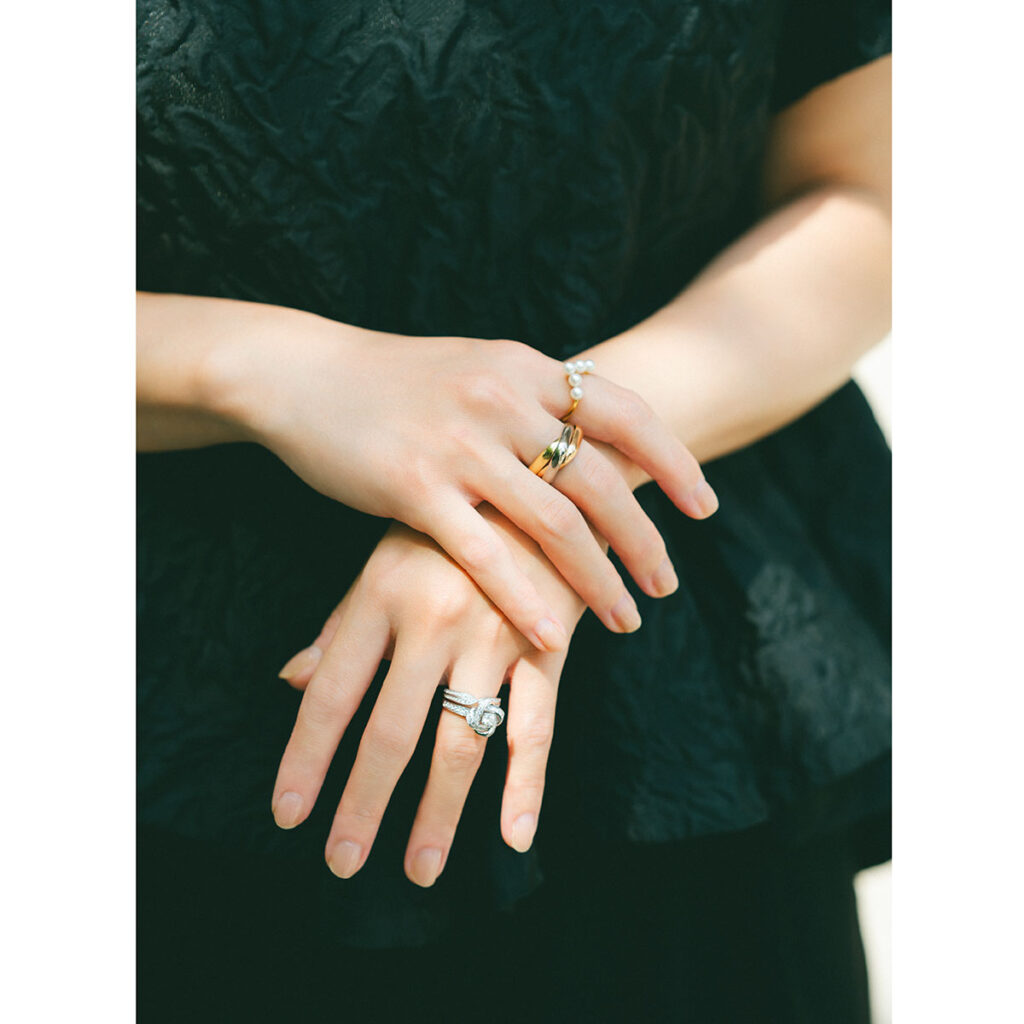 大ぶりデザインのジュエリー