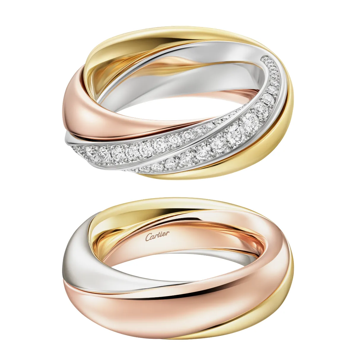 モジュール式の「トリニティ」リング。