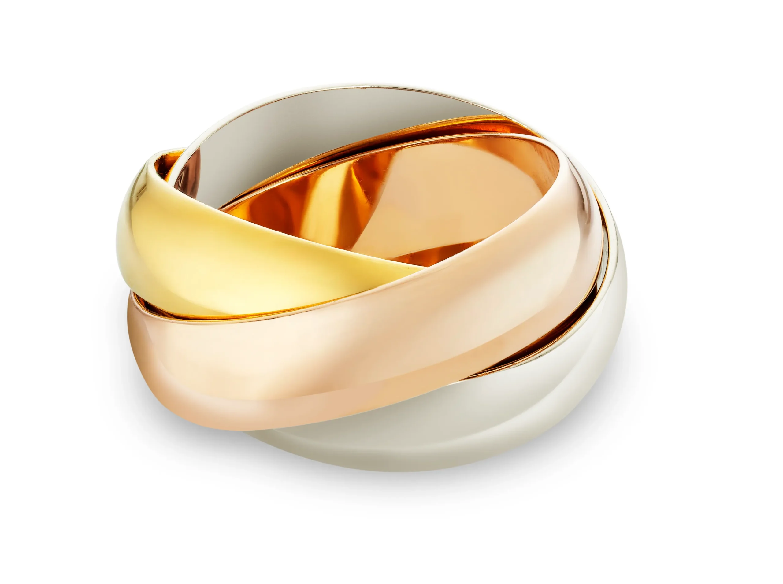 カルティエの「トリニティ」リング。