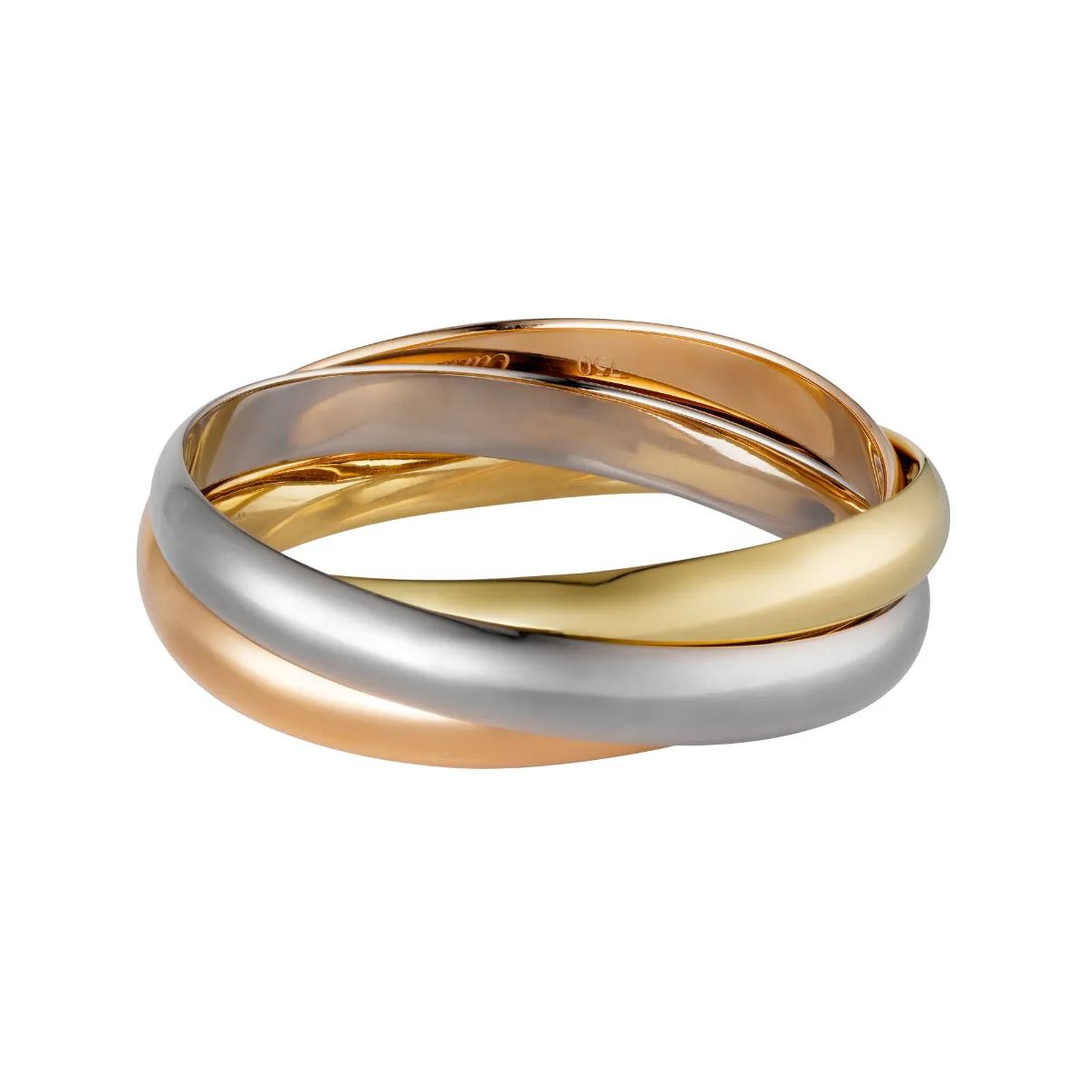 カルティエの「トリニティ」ブレスレット。