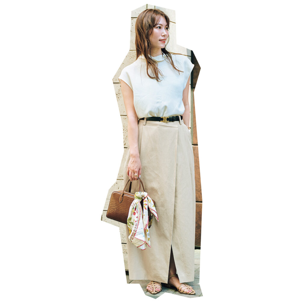 チノスカートの秋コーデ