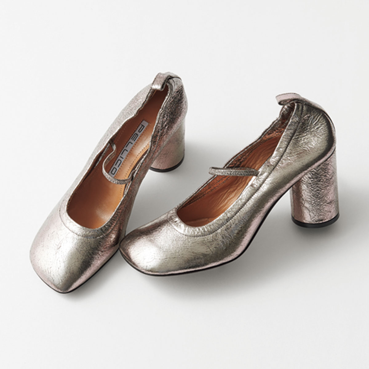 ペリーコのグリッターシューズ