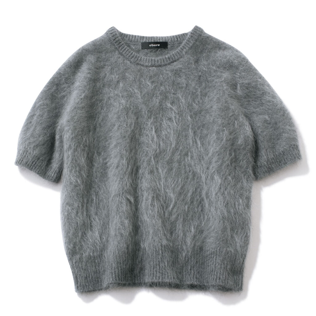 半袖ファーニット