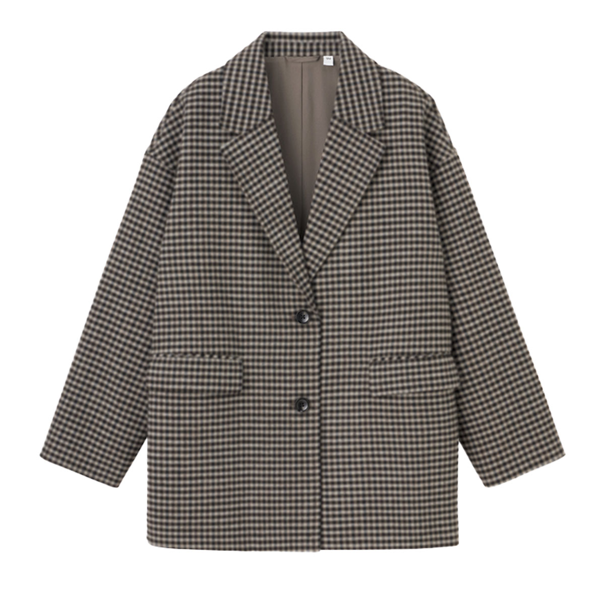 チェック柄ジャコット
