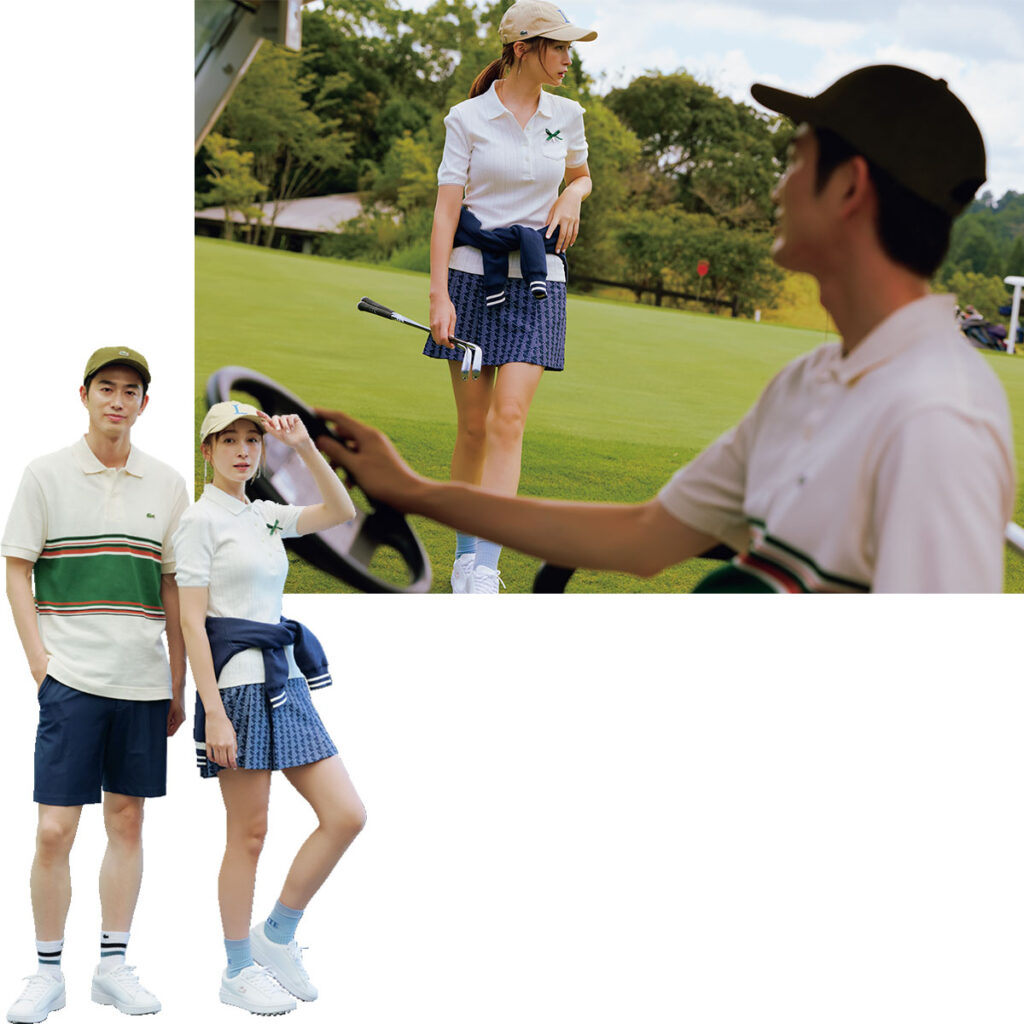 トラッドゴルフコーデ