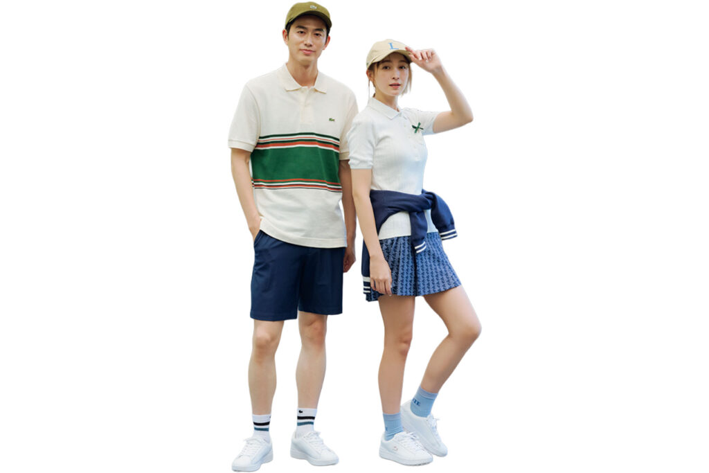 トラッドなゴルフコーデ