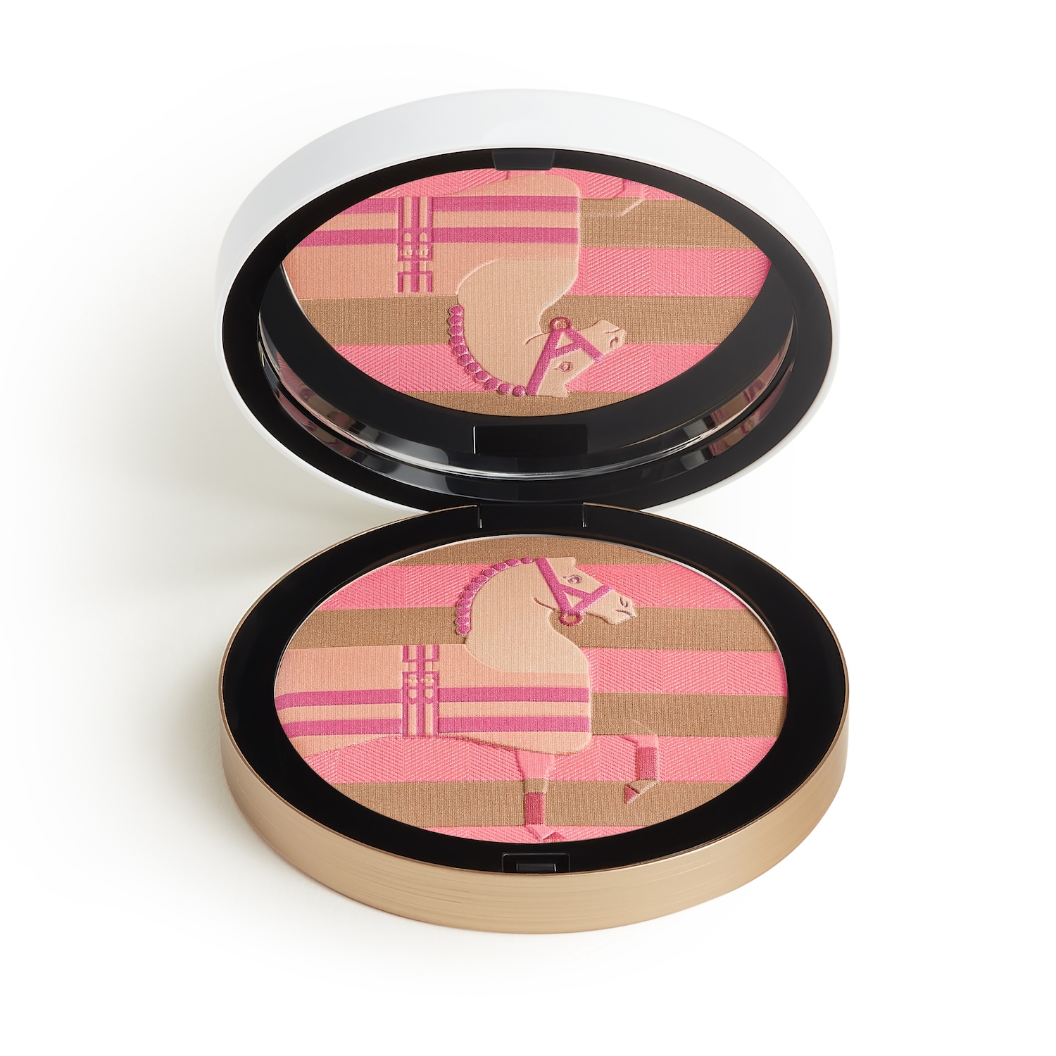 最終値下げ⬇【新品】HERMESフェイスブラシ エルメス】トラベルサイズのブラシセットとフェイスパウダーが新