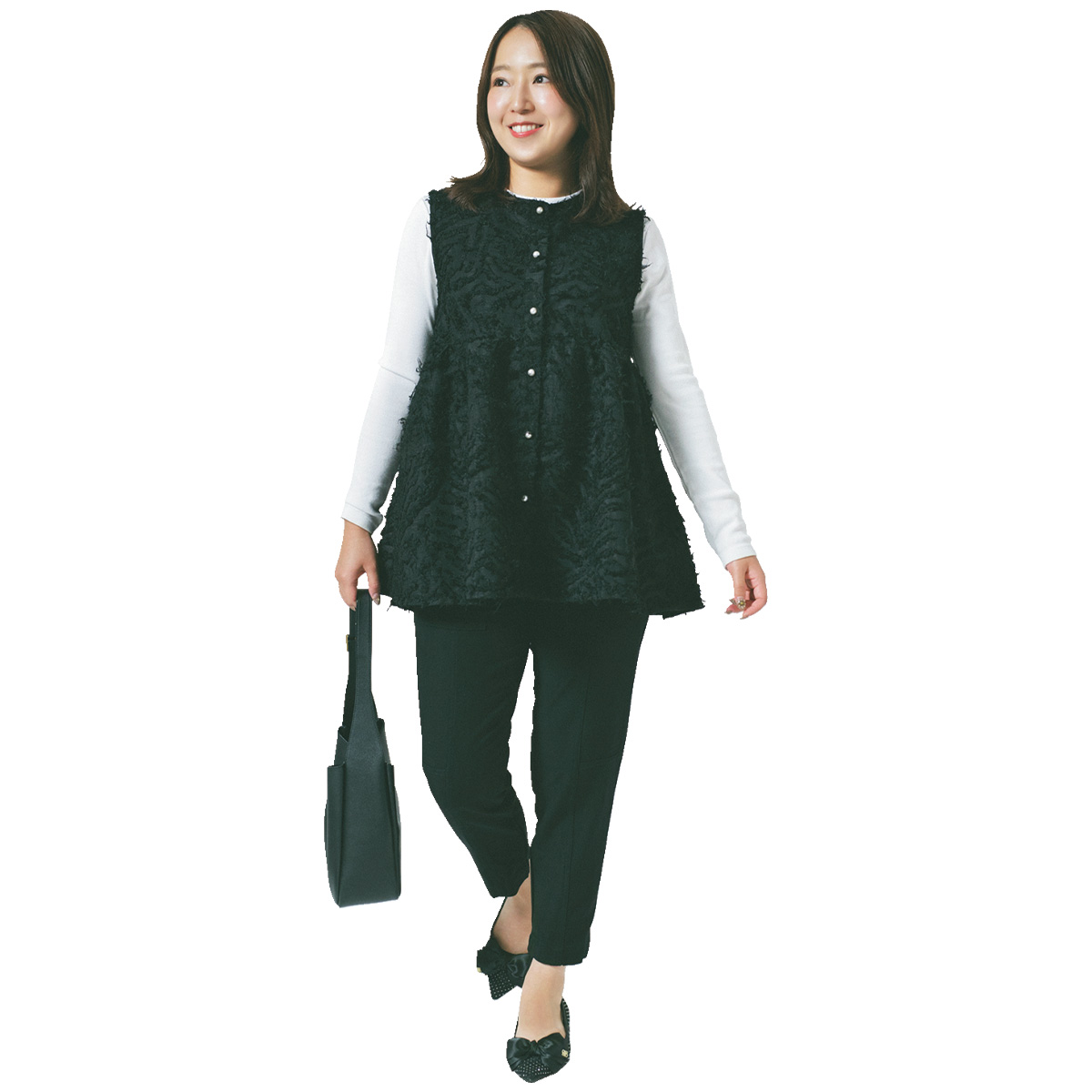 キレイめモノトーンコーデ