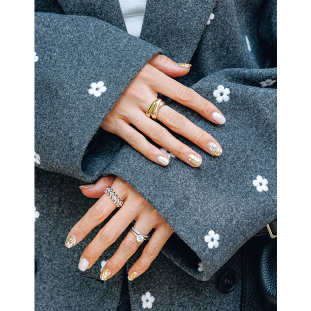 クラッシュリングと、スクエアのトリニティリング