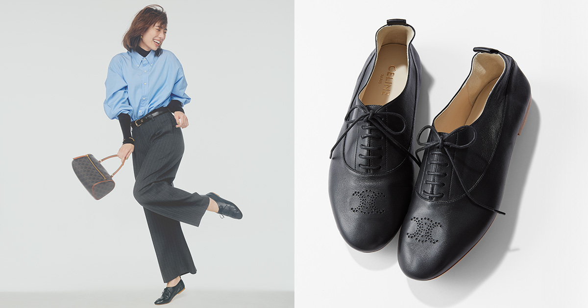 週5履きたい！セリーヌの【柔らかフラットシューズ】が毎日のオシャレ