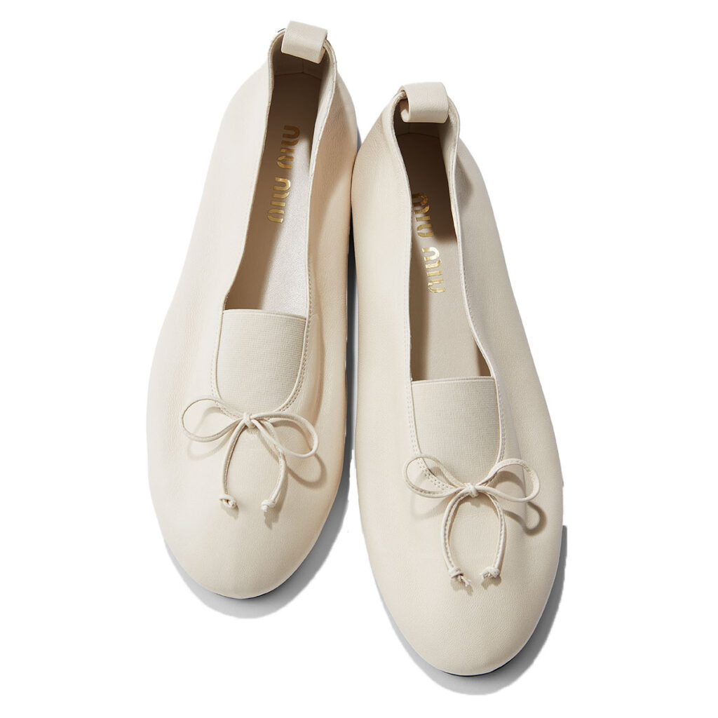 MIU MIUのバレリーナ シューズ
