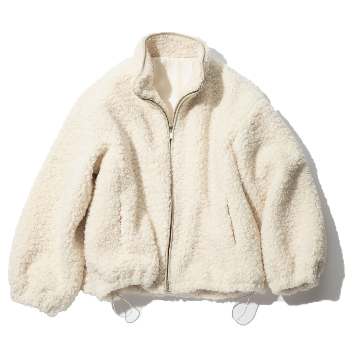 短丈ボアブルゾン