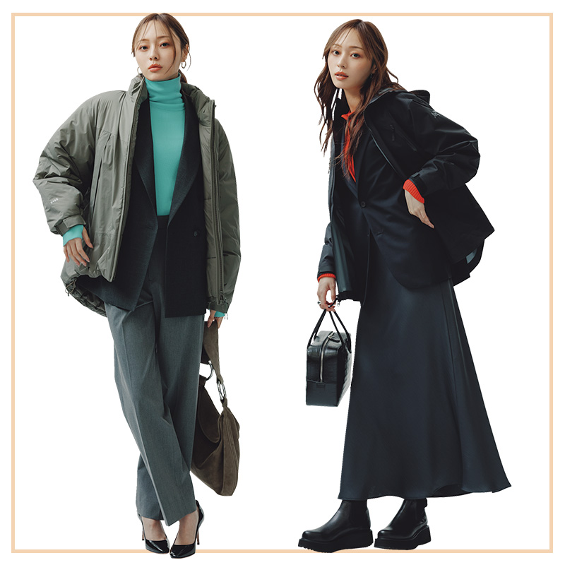 【梅澤美波さん】ジャケットの日のアウター問題は「色」と「柄」ですんなり解決！