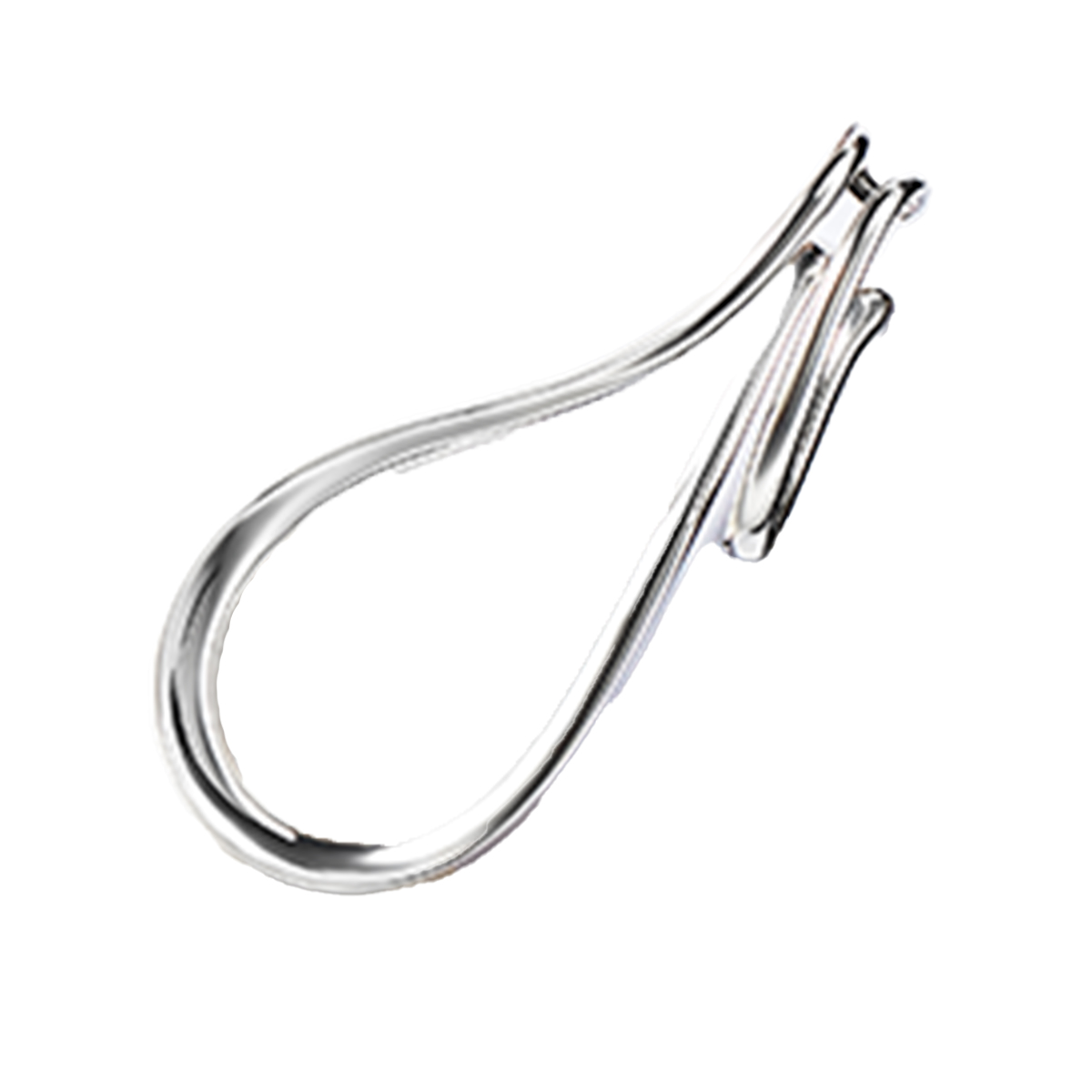 シルバーのイヤーカフ