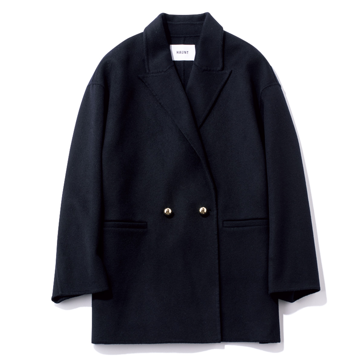 メタルボタンピーコート