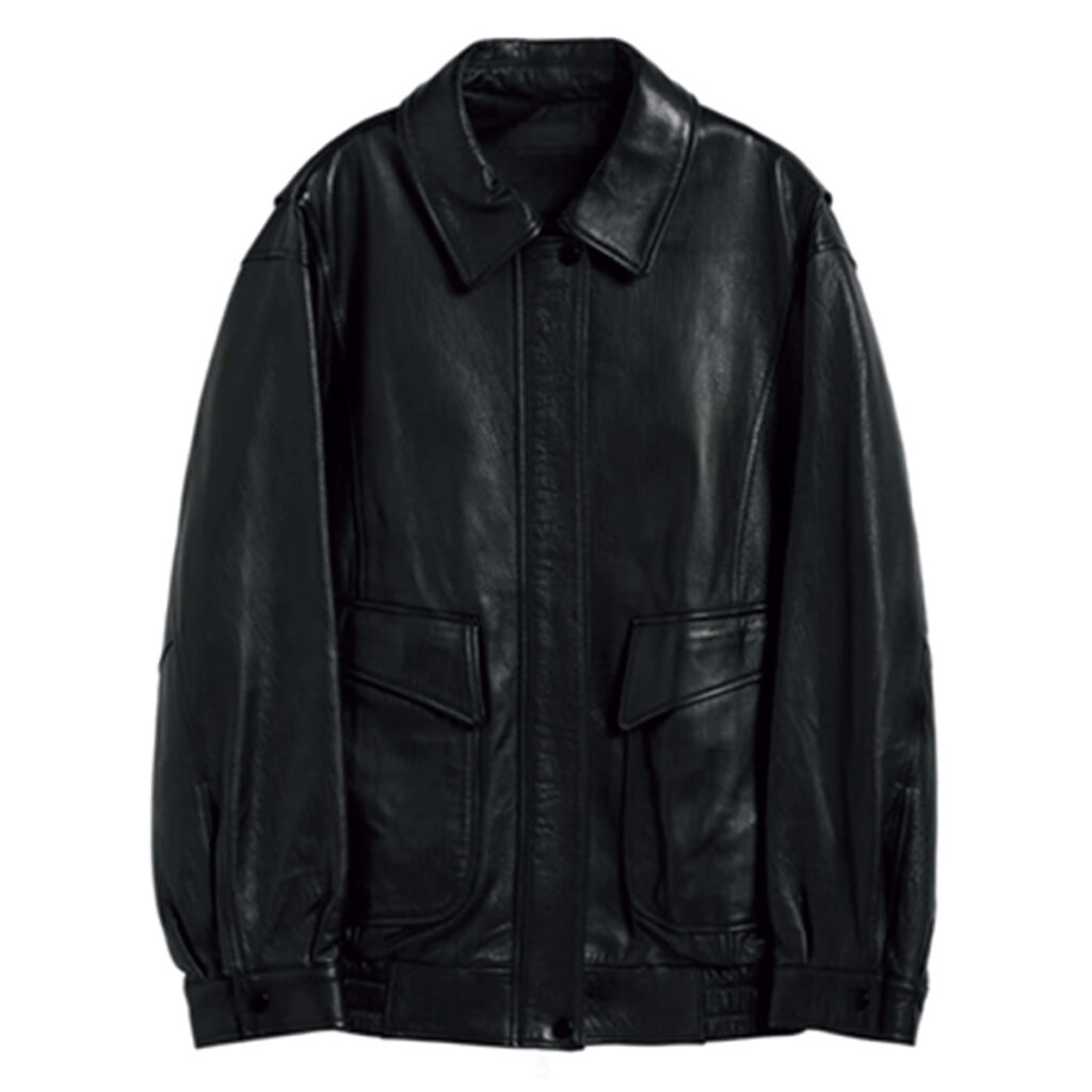 レザーブルゾン