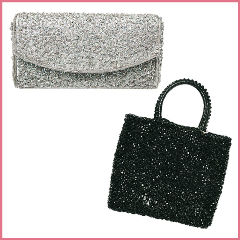 【結婚式のお呼ばれバッグ】アンテプリマやキラキラ素材が鉄板！服と同じトーンがおすすめ