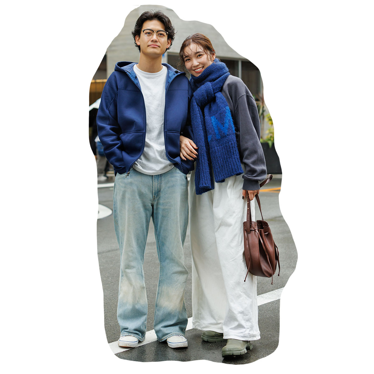 ブルーリンクのカップルコーデ