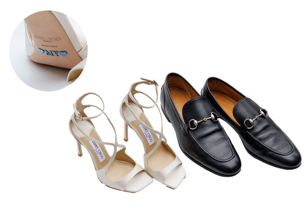 ジミー チュウのオーダーメイドシューズとグッチのローファー