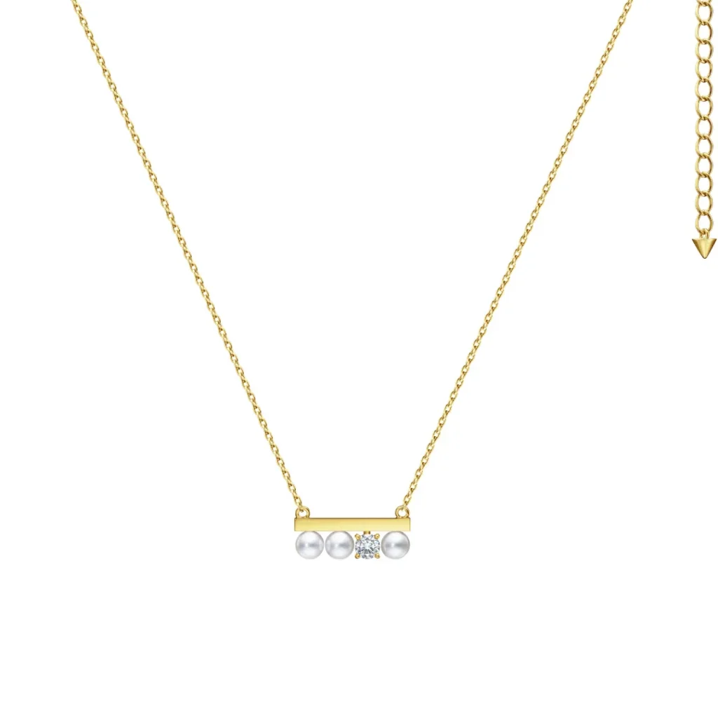 “プチ” バランス ダイヤモンド ソロ ネックレス