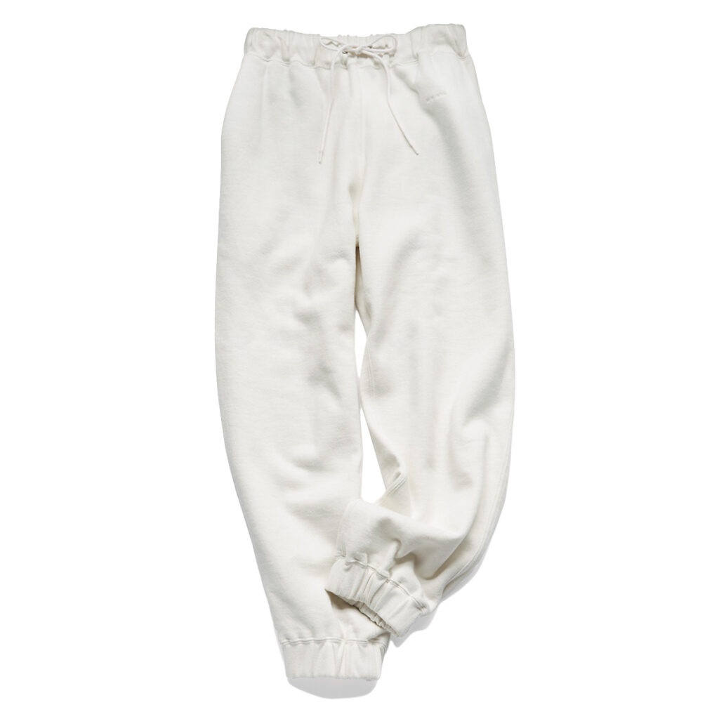 ホワイトスウェットパンツ