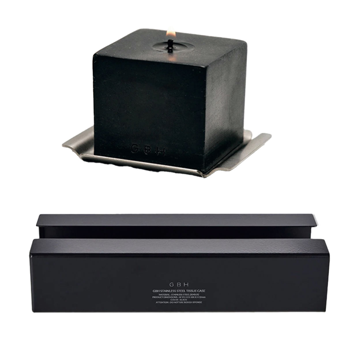 GBHのティッシュケース＆キャンドル