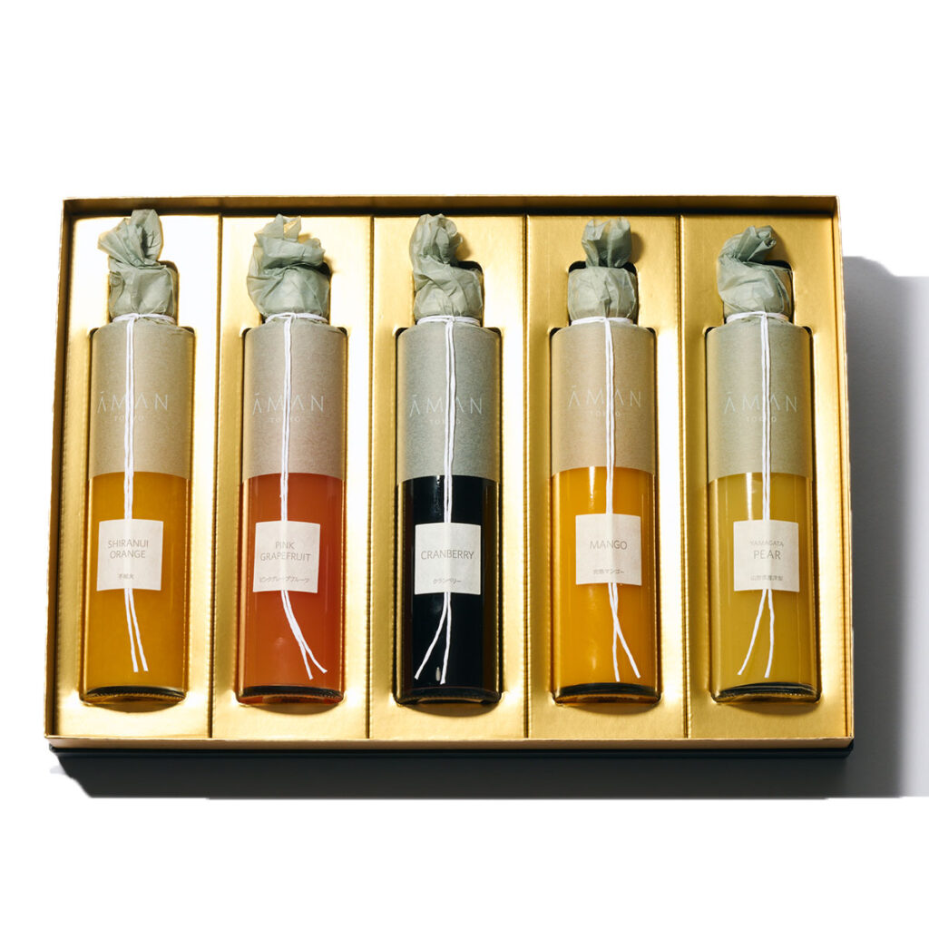 アマン東京のオリジナルジュースセット