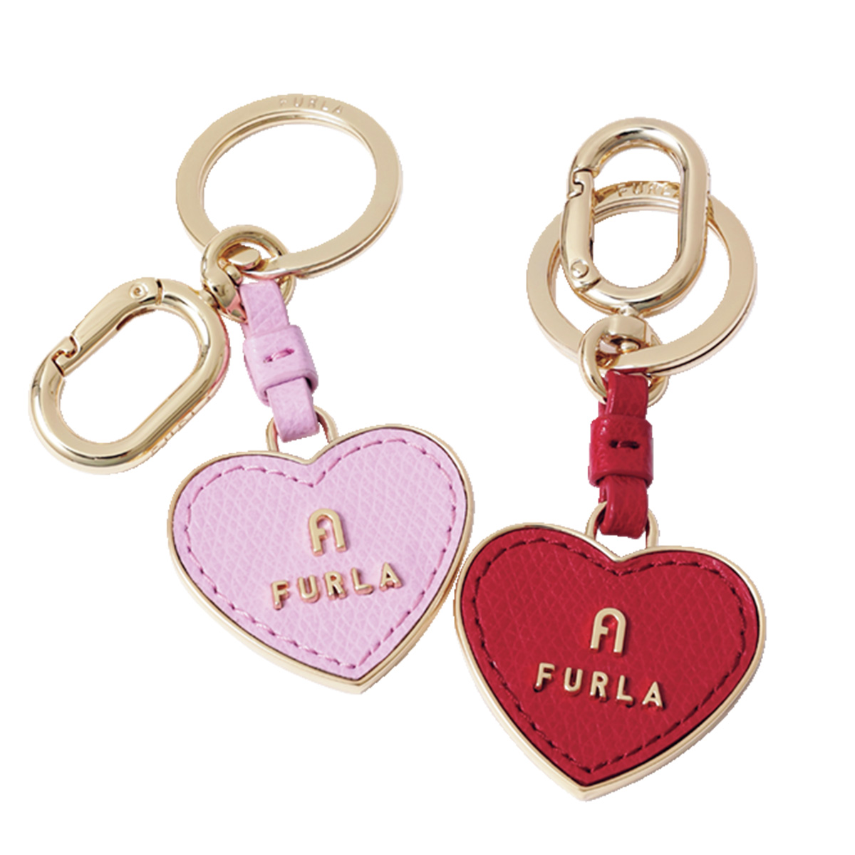 フルラのハートモチーフのチャーム