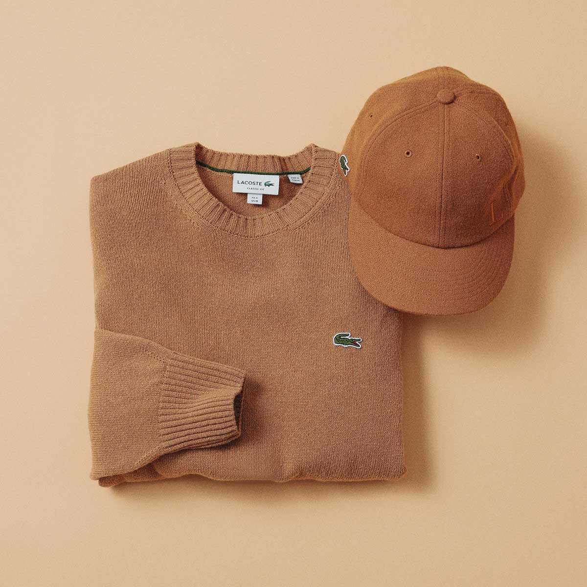 LACOSTEのニット＆キャップ