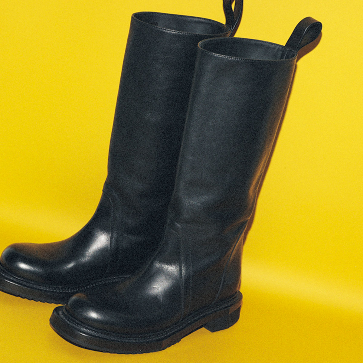 Rick Owensのロングブーツ