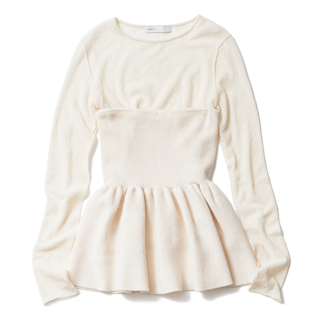 シアートップスとビスチェ